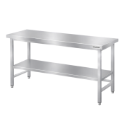 Table de travail en inox Bar 1400x800 mm avec renfort PREMIUM - GOLDINOX