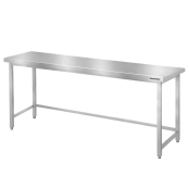 Table de travail en inox Bar 1800x600 mm avec renfort PREMIUM - GOLDINOX