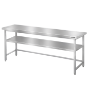 Table de travail en inox Bar 2000x800 mm avec renfort PREMIUM - GOLDINOX