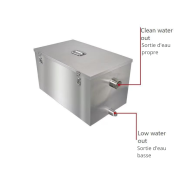 Séparateur de graisses 23 Litres PREMIUM - GOLDINOX