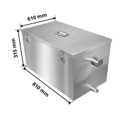 Séparateur de graisses 155 Litres PREMIUM - GOLDINOX