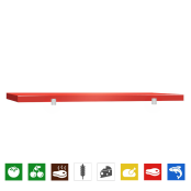 Plaque de découpe rouge 1800x500 mm (Conforme HACCP) PREMIUM - GOLDINOX