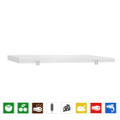 Plaque de découpe blanche 600x500 mm (Conforme HACCP) PREMIUM - GOLDINOX