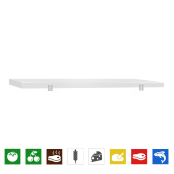 Plaque de découpe blanche 1400x700 mm (Conforme HACCP) PREMIUM - GOLDINOX