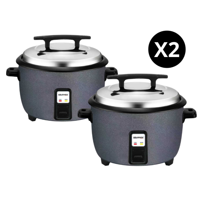 LOT DE 2 Cuiseurs à riz professionnel 13 Litres IDEAL - GOLDINOX