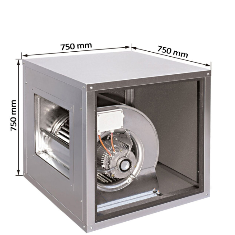 Caisson de ventilation 6250 m³/heure (Triphasé 380V) PREMIUM - GOLDINOX