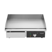 Plancha en acier lisse électrique professionnelle 555x430 mm IDEAL - GOLDINOX