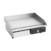 Plancha en acier lisse électrique professionnelle 555x430 mm IDEAL - GOLDINOX