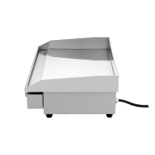 Plancha en acier lisse chromée électrique professionnelle 730x470 mm PREMIUM - GOLDINOX