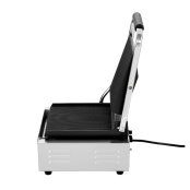 Contact Grill Panini Rainuré Haut et Bas - 235 x 225 mm / GOLDINOX