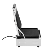 Contact Grill Panini Rainuré Haut et Bas - 235 x 225 mm / GOLDINOX