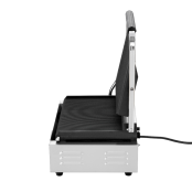 Contact Grill Panini Rainuré Haut et Bas - 340 x 230 mm / GOLDINOX