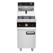 Friteuse électrique professionnelle sur coffre 21 Litres (10 kW) IDEAL - GOLDINOX