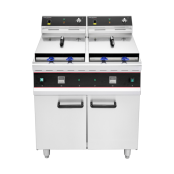 Friteuse électrique professionnelle sur coffre 21 + 21 Litres (20 kW) IDEAL - GOLDINOX
