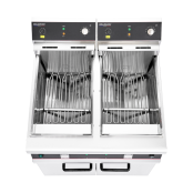 Friteuse électrique professionnelle sur coffre 21 + 21 Litres (20 kW) IDEAL - GOLDINOX