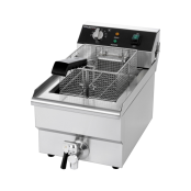 Friteuse électrique à poser professionnelle 10 Litres avec robinet de vidange (230V) IDEAL - GOLDINOX