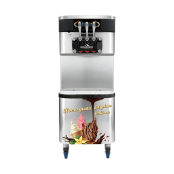 Machine à glace à l’italienne 2 parfums + 1 mix sur roulettes PREMIUM - GOLDINOX