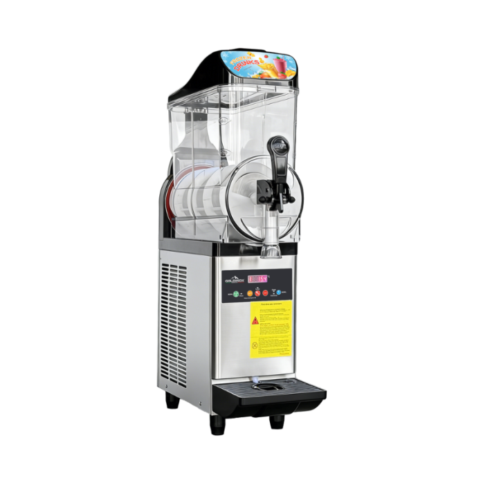 Machine à glace à l’italienne 2 parfums + 1 mix sur roulettes PREMIUM - GOLDINOX