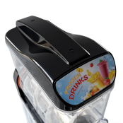 Machine à glace à l’italienne 2 parfums + 1 mix sur roulettes PREMIUM - GOLDINOX