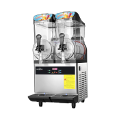 Machine à glace à l’italienne 2 parfums + 1 mix sur roulettes PREMIUM - GOLDINOX