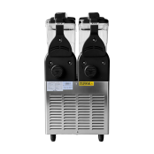 Machine à glace à l’italienne 2 parfums + 1 mix sur roulettes PREMIUM - GOLDINOX
