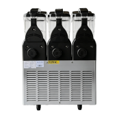 Machine à glace à l’italienne 2 parfums + 1 mix sur roulettes PREMIUM - GOLDINOX