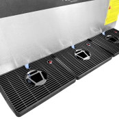 Machine à glace à l’italienne 2 parfums + 1 mix sur roulettes PREMIUM - GOLDINOX