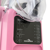 Machine à glace à l’italienne 2 parfums + 1 mix sur roulettes PREMIUM - GOLDINOX