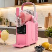 Machine à glace à l’italienne 2 parfums + 1 mix sur roulettes PREMIUM - GOLDINOX