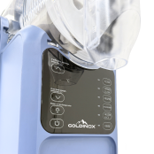 Machine à glace à l’italienne 2 parfums + 1 mix sur roulettes PREMIUM - GOLDINOX