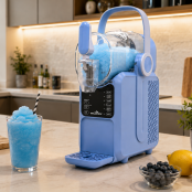 Machine à glace à l’italienne 2 parfums + 1 mix sur roulettes PREMIUM - GOLDINOX