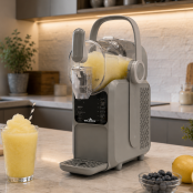 Machine à glace à l’italienne 2 parfums + 1 mix sur roulettes PREMIUM - GOLDINOX