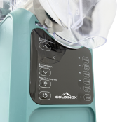 Machine à glace à l’italienne 2 parfums + 1 mix sur roulettes PREMIUM - GOLDINOX