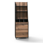 Desserte de service compacte professionnelle avec service haut en bois Baroque PREMIUM - GOLDINOX