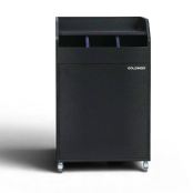 Desserte de service compacte professionnelle en bois Noir PREMIUM - GOLDINOX
