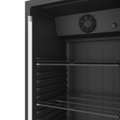 Armoire à boissons 380 Litres avec roulettes à l'arrière Full Black PREMIUM - GOLDINOX