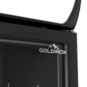 Armoire à boissons 3 portes 1065 Litres sur roulettes Full Black PREMIUM - GOLDINOX
