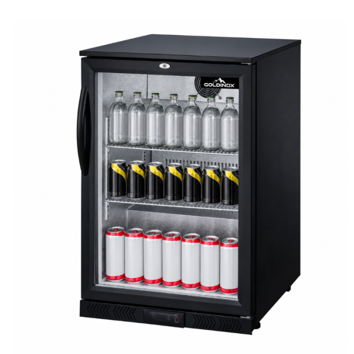 Arrière de bar 1 porte battante vitrée PREMIUM - GOLDINOX