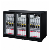 Arrière de bar 3 portes battantes vitrées PREMIUM - GOLDINOX