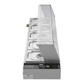Bain marie professionnel avec robinet de vidange (5x GN1/2) PREMIUM - GOLDINOX