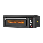 Four à pizza électrique 4 x Ø34 cm (6kW - 380V) Série "PIZZA CHEF" PREMIUM - GOLDINOX