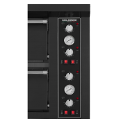 Four à pizza électrique 4+4 x Ø34 cm (12kW - 380V) Série "PIZZA CHEF" PREMIUM - GOLDINOX