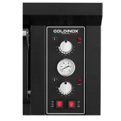 Four à pizza électrique 6 x Ø34 cm LARGE (8kW - 380V) Série "PIZZA CHEF" PREMIUM - GOLDINOX