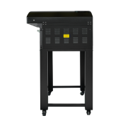 Four à pizza électrique 4 x Ø34 cm (6kW - 380V) sur roulettes et hotte d'extraction Série "PIZZA CHEF" PREMIUM - GOLDINOX