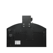Four à pizza électrique 4 x Ø34 cm (6kW - 380V) avec hotte d'extraction et moteur Série "PIZZA CHEF" PREMIUM - GOLDINOX