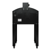 Four à pizza électrique 4x Ø34 cm (6kW-380V) sur roulettes avec hotte d'extraction + moteur Série "PIZZA CHEF" PREMIUM-GOLDINOX