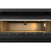 Four à pizza électrique 4 x Ø34 cm (6kW - 380V) sur roulettes et hotte d'extraction Série "PIZZA CHEF" PREMIUM - GOLDINOX