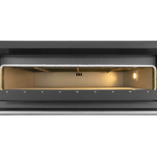 Four à pizza électrique 4 x Ø34 cm (6kW - 380V) avec hotte d'extraction et moteur Série "PIZZA CHEF" PREMIUM - GOLDINOX