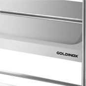 Chariot de service en inox 860x530 mm - 2 niveaux avec renfort PREMIUM - GOLDINOX