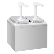 Distributeur de sauces en acier inoxydable 2 x 2 litres PREMIUM - GOLDINOX